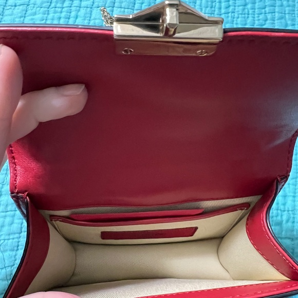 Original Valentino Garavani Glam Lock studded leather shoulder bag - Picture 3 of 6